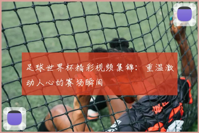 足球世界杯精彩视频集锦:重温激动人心的赛场瞬间